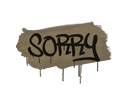 Sealed Graffiti | Sorry (Dust Brown)