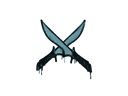 Sealed Graffiti | X-Knives (Wire Blue)