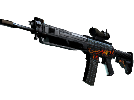 SG 553 | Heavy Metal (Field-Tested)