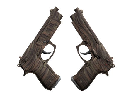 Souvenir Dual Berettas | Drift Wood (Minimal Wear)