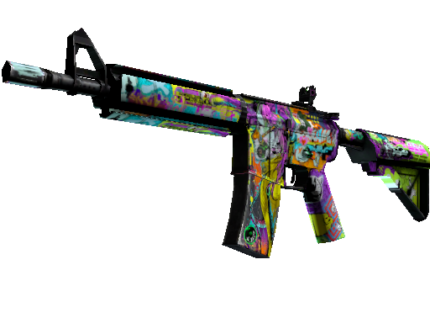 StatTrak™ M4A4 | In Living Color (Well-Worn)