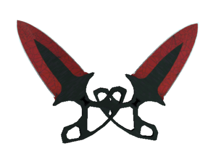 ★ Shadow Daggers | Crimson Web (Minimal Wear)